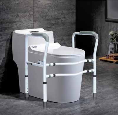 Rehausseur De Toilettes VEVOR Avec Accoudoirs - Hauteur 49-64 Cm - Support Jusqu'à 158,7 Kg - Pour Personnes âgées Ou à Mobilité Réduite