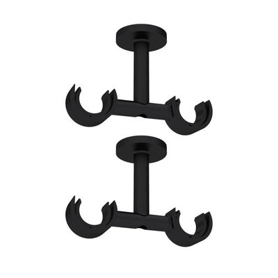 Support Tringle à Rideau Fixation Plafond