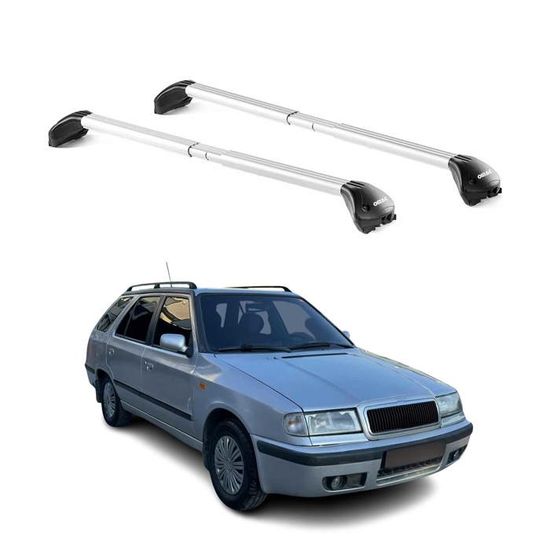 Barres De Toit Transversales OMAC Pour Suzuki Swace 2021-2025 – Aluminium Gris Argenté – Compatibles Coffres, Porte-vélos, Skis