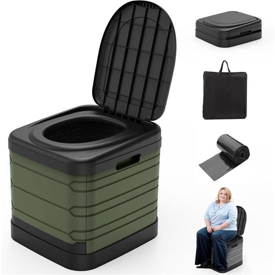 TOILETTES PLIANTE CAMPING Toilette Sèche Mobile Portable WC Portatif Voyage EUR 39,80 - FR