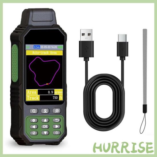 DULPER Équipement D'Arpentage GPS S4 - Compteur Terrestre Avec Écran LCD 2.8" Couleur, Mesure Précise