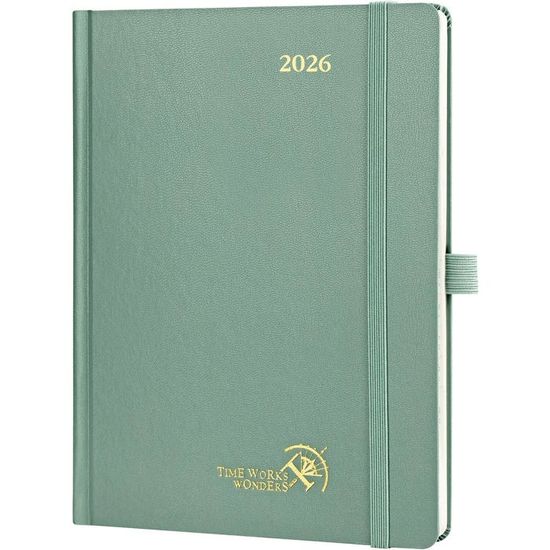 Collins Agenda Semainier 2026 12 Mois, Couverture Rigide, Violet