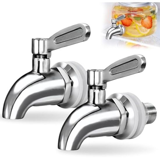 Robinet distributeur de boissons en acier inoxydable pour tonneau de vin ou bire 16 mm PZCC - La cave Robinet distributeur de boissons en acier inoxydable pour tonneau de vin ou bire 16 mm PZCC - La cave