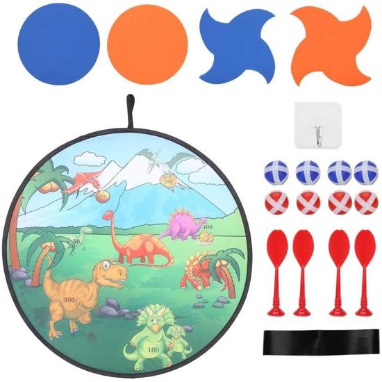 Jeu De Lancer De Disques Pour Enfants - Tapis Cible Géant Extérieur Avec 4 Disques - KreativeKraft