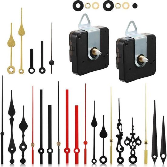 AIGUILLES D'HORLOGE À quartz et radiocommandés noir classic XS EUR 12,95 - FR AIGUILLES D'HORLOGE À quartz et radiocommandés noir classic XS EUR 12,95 - FR