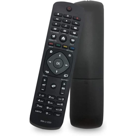 Télécommande Universelle Pour TV Philips Ambilight - Compatible Séries 6808, 7008, OLED708, Etc. - Avec Bouton Ambilight Et Raccourcis Netflix, YouTube