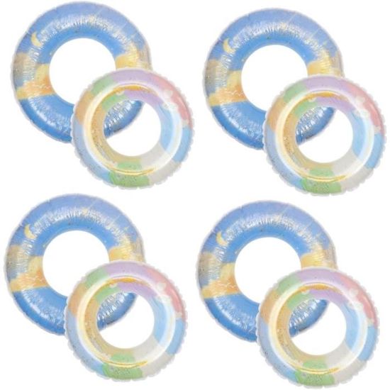 Bouée de sauvetage gonflable épaissie avec anneau de natation (80 cm
