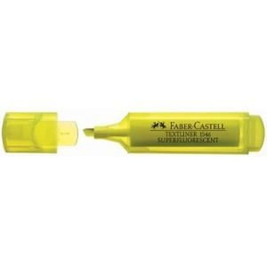 Faber-Castell 10004539 Textliner Surligneur Super fluorescent Jaune 