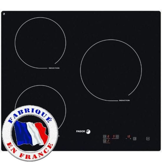 FAGOR IFF82R Table de cuisson induction3 foyers5900WL58xP51cm