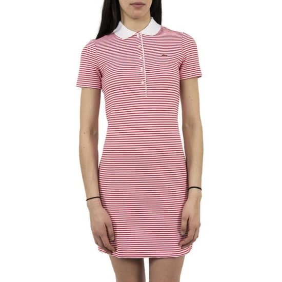 robe lacoste rouge