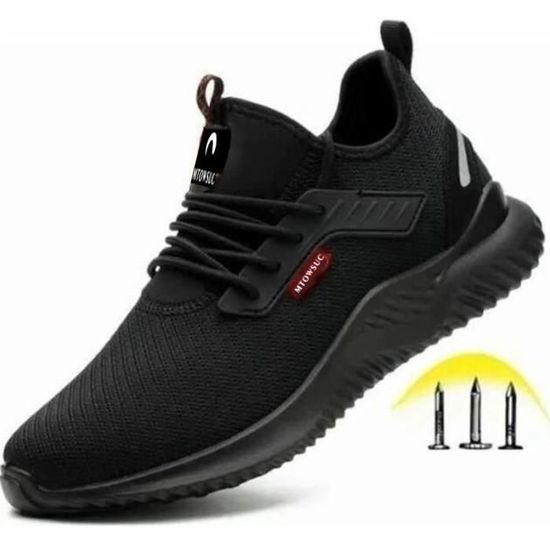 Legou Chaussures De Travail Indestructibles Avec Bout En Acier Unisexe