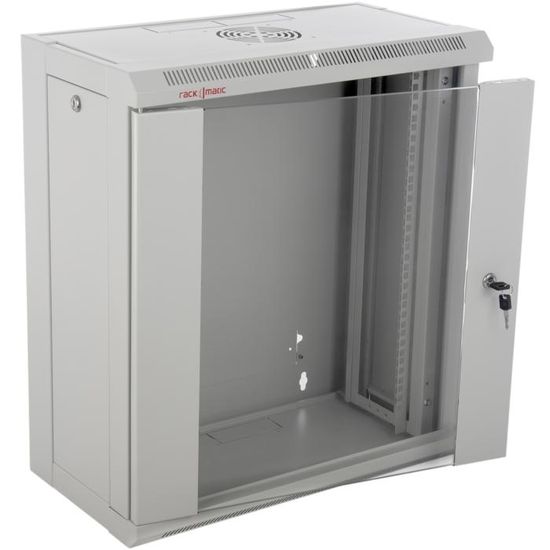 Cache Un Rack Informatique Armoire rack murale 19'' 12U 5 - Cdiscount Informatique