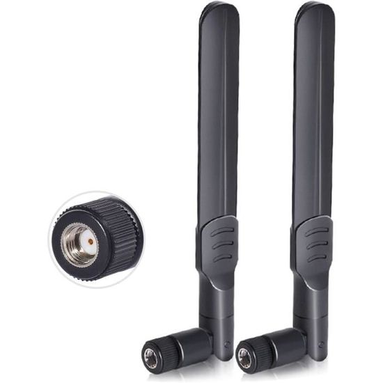 WiFi Antenne 8dBi Gain 3 M Extension Câble SMA Mâle 2400MHz Magnétique Bleutooth