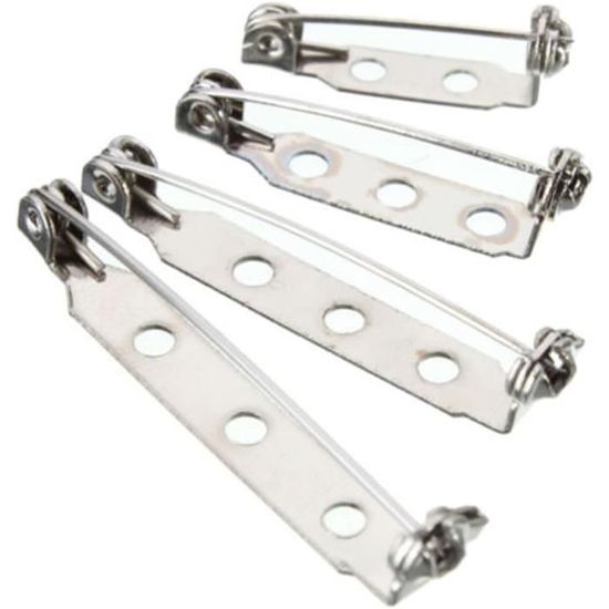 SWAWIS 100 Pièces Broche de Sécurité, 38mm Epingle pour Broche avec