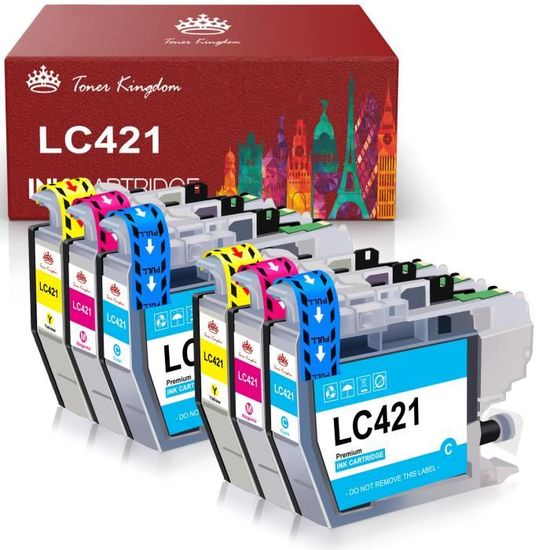 Greenjob LC421XL LC-421XLVAL Patronen Value Pack Kompatibel für Druckerpatronen Brother LC421 LC