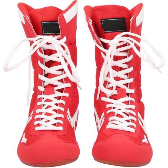 VGEBY Chaussures de sport légères Chaussures de Boxe de Lutte Cheville Montante Chaussures d'Entraînement pour Arts Martiaux