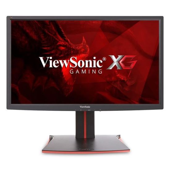 ViewSonic XG2401 Moniteur Gaming 24'' Full HD 1920x1080 Pixels, 16:9, 1ms, 144Hz, Freesync, HDMI, DVI, DP, USB, Haut-parleurs, Noir