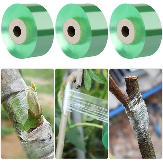 12 Rouleaux Ruban Végétal 30m + 10000 Agrafes - Attaches Jardin Plantes Grimpantes, Liens Souples Et Solides