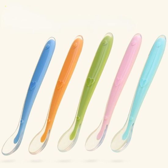 Cuillère Double Face Bpa Free TUM TUM Cuillère Bébé 2 En 1 - Apprentissage Alimentation 6 Mois - BPA Free - Design Double Face Ergonomique Diversification Alimentaire Bébé