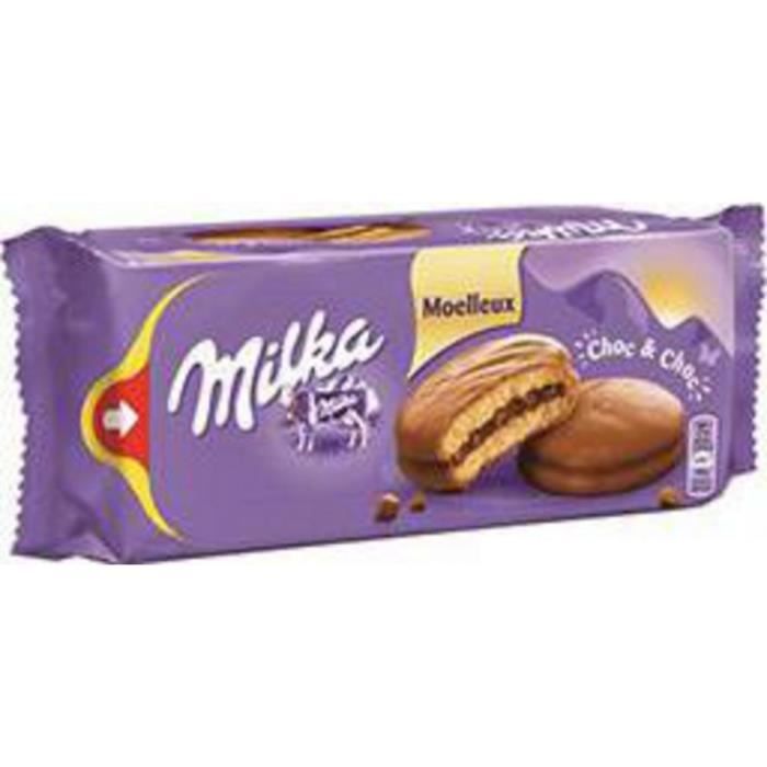 Milka Gâteaux Moelleux Choc paquet de 7 gâteaux 175g (lot de 9) 