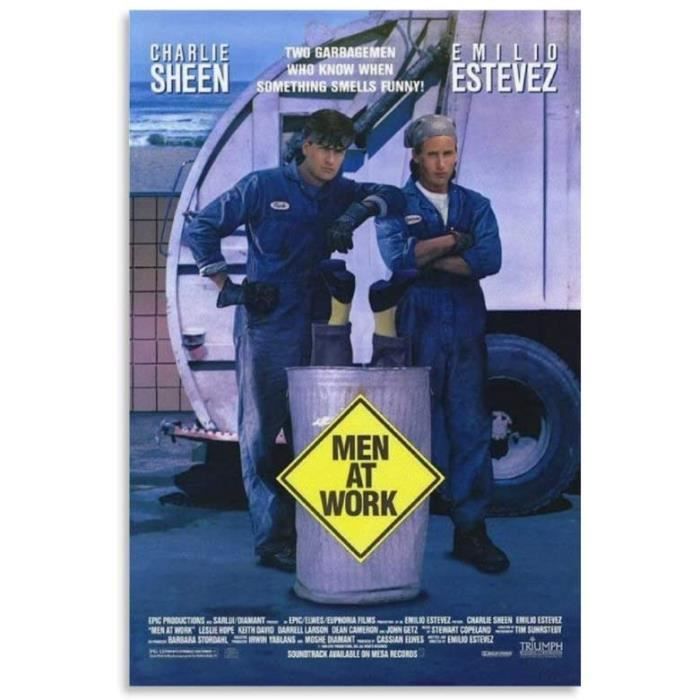 ASDWE Affiche Dart Sur Toile Men At Work 1990 Et Art Mural Vintage asdwe-affiche-dart-sur-toile-men-at-work-1990-et-art-mural-vintage