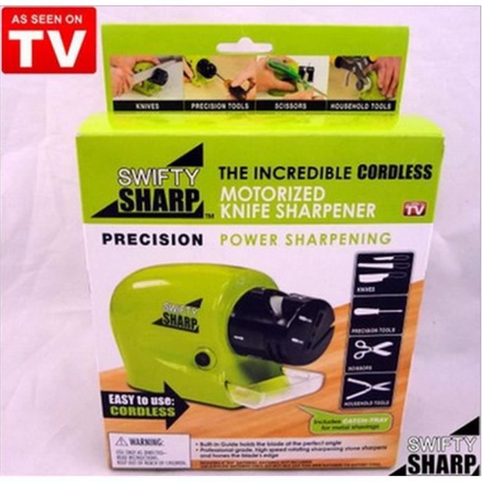 Aiguiseur Electrique pour Cuisine Couteau/Couteaux/Ciseaux/Lames/Visseuses Swifty Sharp