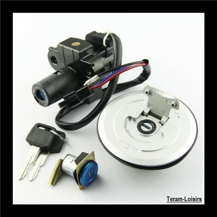 Kit Neiman Clé Bouchon Serrure Honda CBF 600 Hornet de 1998 1999 2000 2001 2002