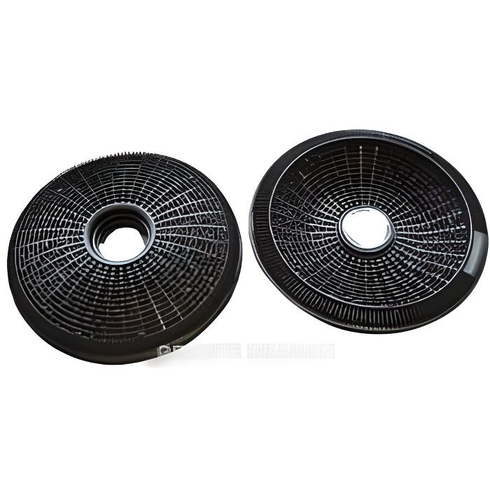 FILTRE CHARBON D190 2PCES F325623 POUR HOTTE ASPIRANTE * AFC6000N AFC9000N(ARTHUR) AFC950 AFC950N