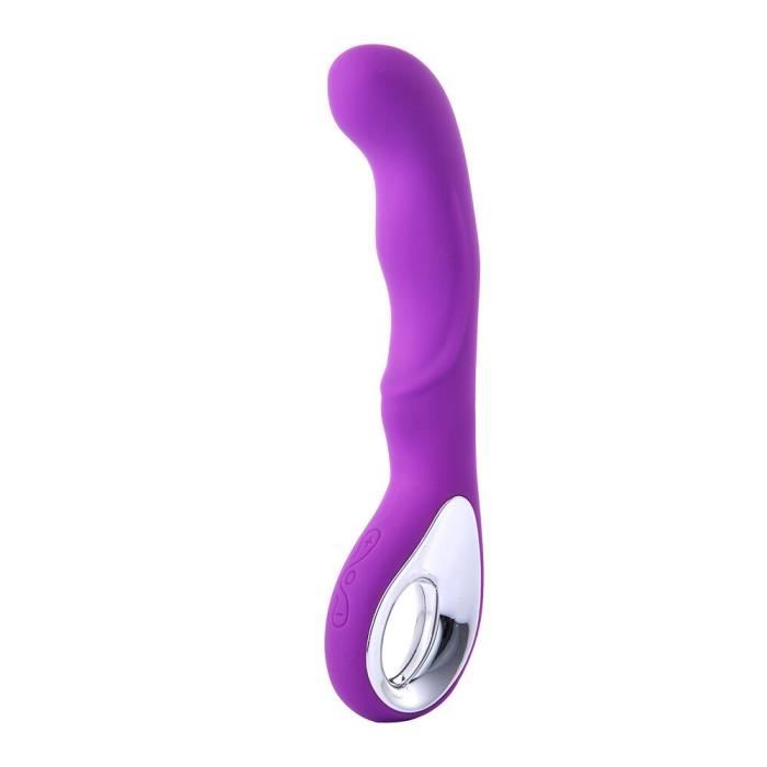 10 fréquence AV vibrateur Vaginal G bâton de Massage Clitoris stimuler l'orgasme USB charge vibrateur Masturbation - Type Pourpre