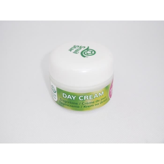 Creme de Jour Bave Escargot 50ml - Acnes Anti-age Peau grasse Cicatrice- 890