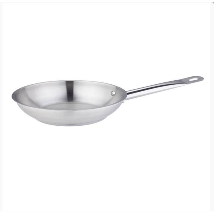 Poêles Induction Acier Inoxydable Haute Qualité 20 cm
