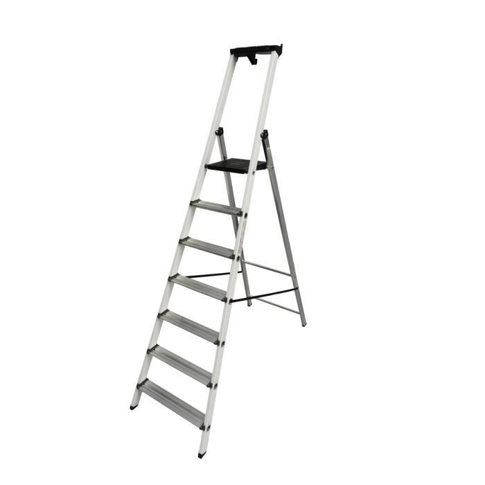 CENTAURE Escabeau en aluminium MB 7 marches - hauteur de travail 3,40m