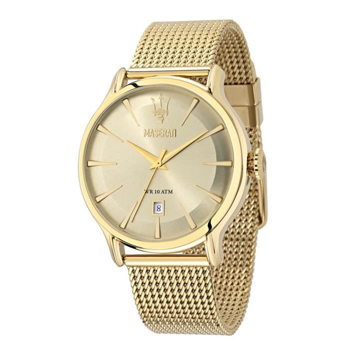 Montre MASERATI Acier - R8853118003 43 mm Jaune