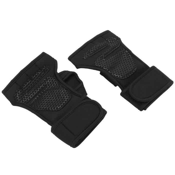 Gants d'haltérophilie Fitness Sports Body Building Gym Gants de protection de la paume de la main (M)