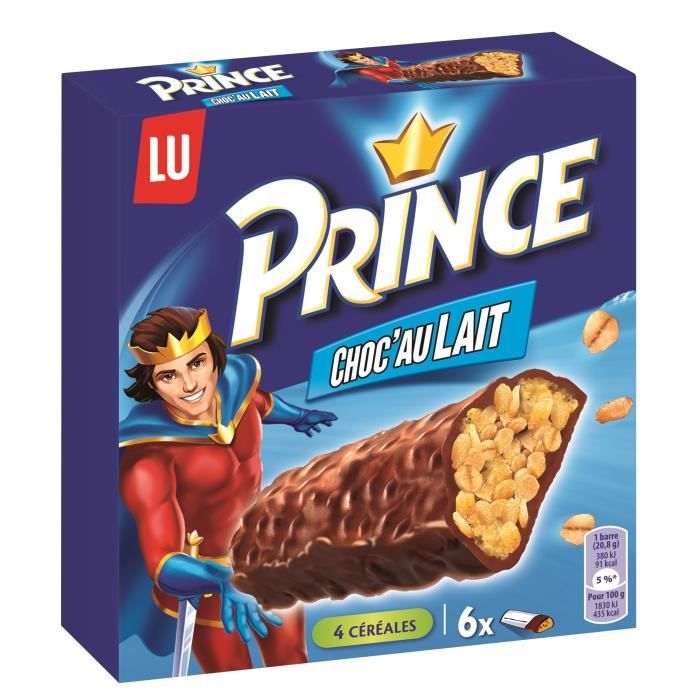 Prince Choc'Au Lait Barre 125g