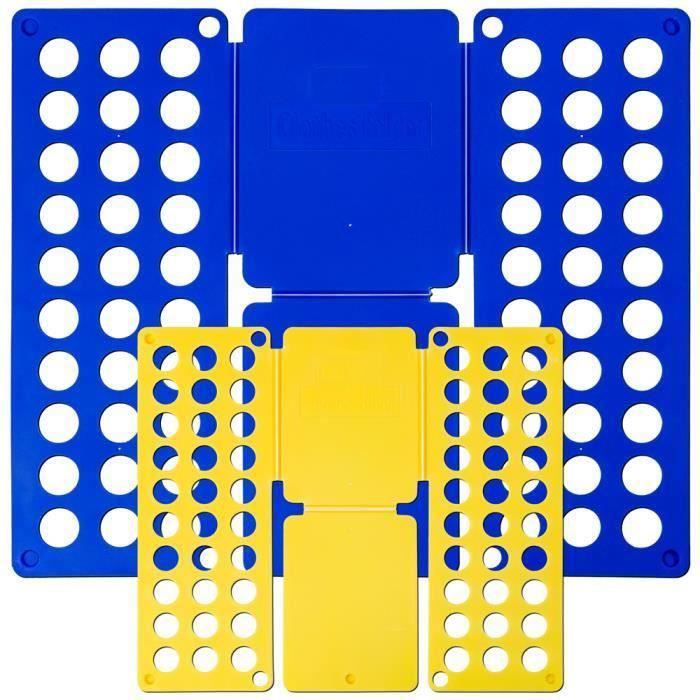 Planche À Plier pour Vêtements Adulte Enfant en Plastique Professionnelle Plieur de Linge pratique Plaque De Pliage T-Shirt Chemise