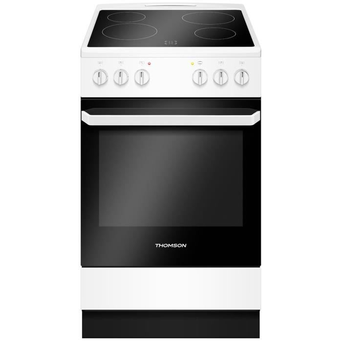 Cuisinière vitrocéramique Thomson TCC51.4WH BLANC Blanc