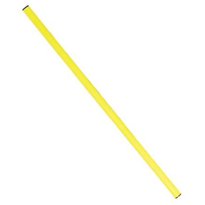 Baton de gymnastique en PVC 1.20 m - Jaune