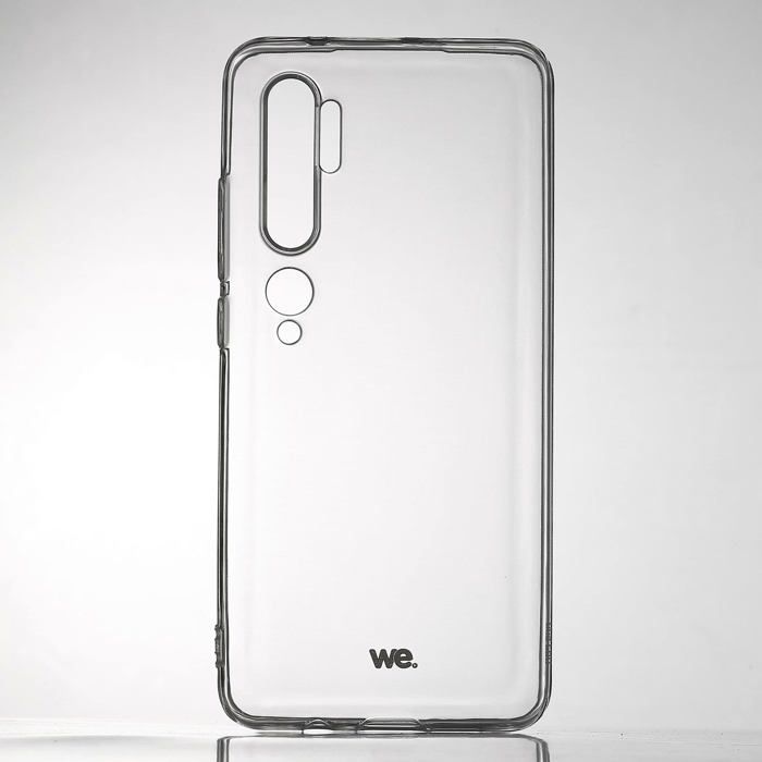 WEWE Coque de protection transparente pour smartphone XIAOMI MI NOTE 10 Fabriqué en TPU. Ultra résistant Apparence du téléphone