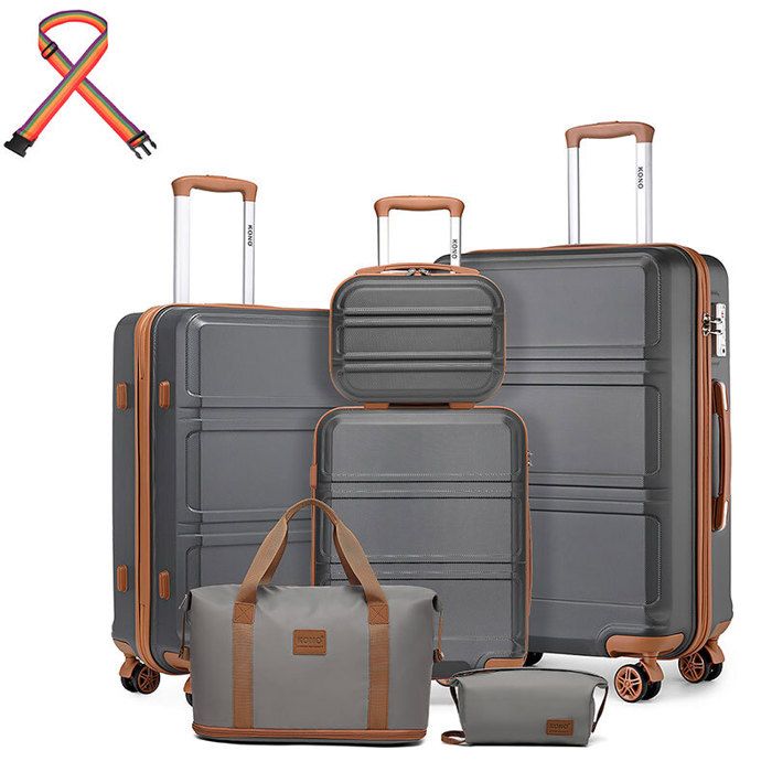 Kono Set de Valises de Voyage Rigide Bagage Cabine (24/51/65