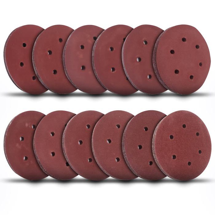 Disques Abrasifs 50mm - Lot De 2 Avec Tiges 1/8 Et 1/4 Et Coussinets Éponge - Pour Ponçage Bois, Auto - 2
