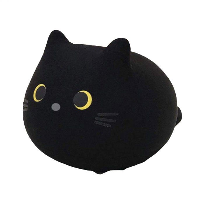 Meilleurs prix pour Mignon Jouet en peluche chat noir de 9,8 pouces, oreiller en peluche doux pour chat, oreiller en peluche pour chat, oreiller en pe1