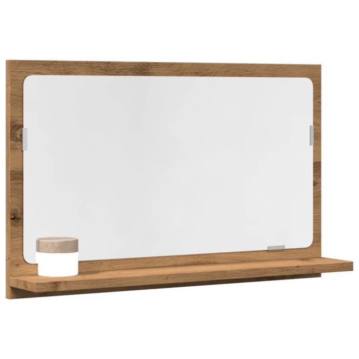 Armoire de salle de bain/COLONNE WC - à miroir - chêne artisanal 60x11x37 cm A201