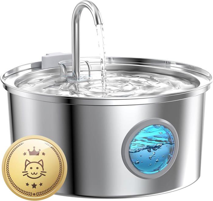 Comparer les prix de Fontaine À Eau Pour Chat Inox: Fontaine A Eau Chat-Fontaine Eau Chat Automatique-32L Distributeur Eau Chat-Fontaines A Chat