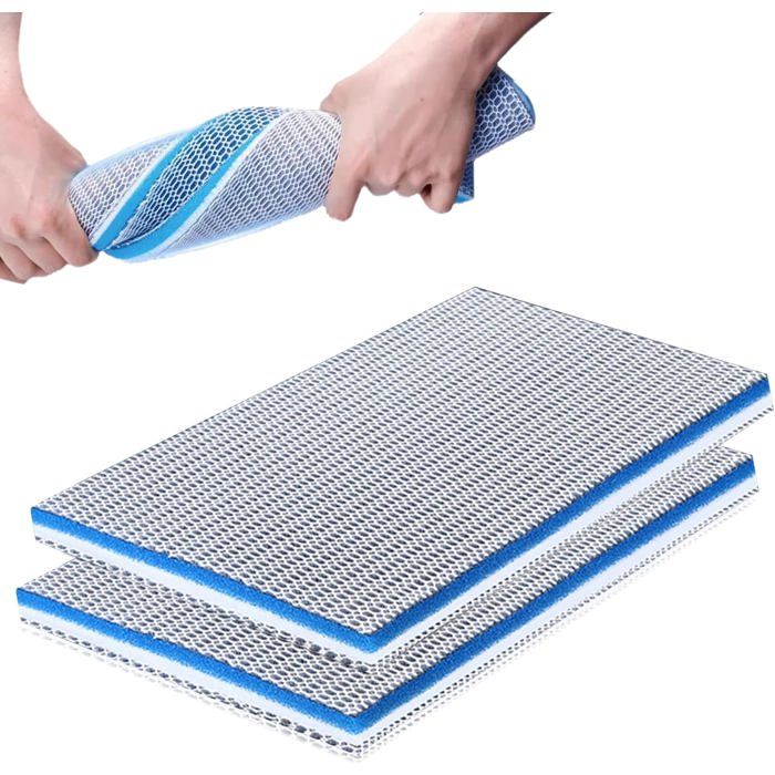 Comparer les prix de 2 Pièce Mousse Filtre Aquarium 8D Ouate Aquarium 30 x 20 cm Mousse filtrante en nid dabeille Mousse Réutilisables