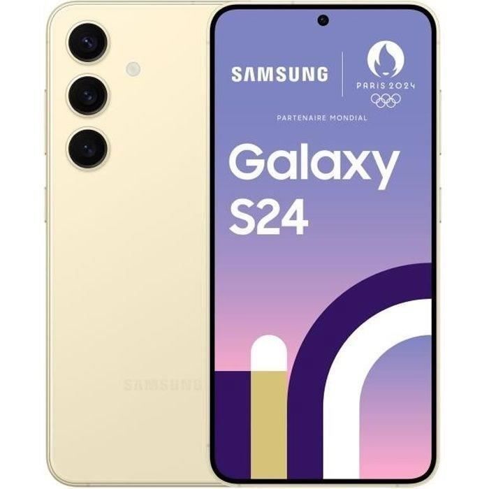 Samsung Galaxy S24 Smartphone Crème Débloquer tous les opérateurs Single SIM US Version - vue 2