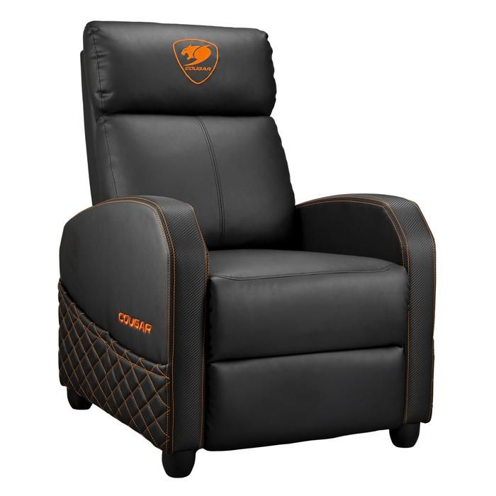 Fauteuil gaming Cougar Gaming RANGERELITE Dossier 180° Accoudoirs 4D PVC velours et tissu imitation cuir - vue 2