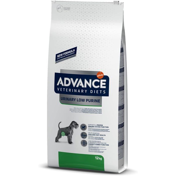 Croquettes Advance Veterinary Diets Urinary Low Purine 12kg - Chiens Leishmaniose