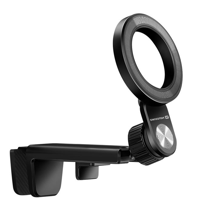 Support MagSafe - SWISSTEN - Grip Tout Terrain - Ajustable - Rotatif 360° - Compatible iPhone