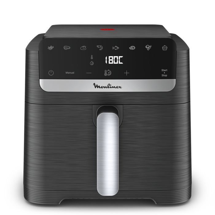 Friteuse à air chaud - MOULINEX - EZ8618F0 - 75 L - Écran tactile - Design compact Friteuse à air chaud - MOULINEX - EZ8618F0 - 75 L - Écran tactile - Design compact